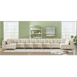 Meridian Furniture Tremblay Cream Velvet Modular Sectional