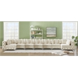 Meridian Furniture Tremblay Cream Velvet Modular Sectional