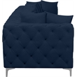 Meridian Furniture Tremblay Navy Velvet Modular Sofa
