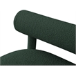 Meridian Furniture Parlor Green Boucle Fabric Bench