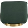 Meridian Furniture Geneva Green Boucle Fabric Swivel Accent Chair