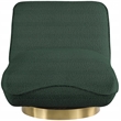 Meridian Furniture Geneva Green Boucle Fabric Swivel Accent Chair