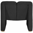 Meridian Furniture Alta Black Boucle Fabric Accent Chair