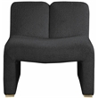 Meridian Furniture Alta Black Boucle Fabric Accent Chair