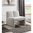 Meridian Furniture Alta Cream Boucle Fabric Accent Chair