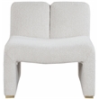 Meridian Furniture Alta Cream Boucle Fabric Accent Chair
