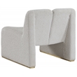 Meridian Furniture Alta Cream Boucle Fabric Accent Chair