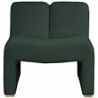Meridian Furniture Alta Green Boucle Fabric Accent Chair