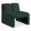 Meridian Furniture Alta Green Boucle Fabric Accent Chair