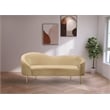 Meridian Furniture Ritz Camel Velvet Loveseat