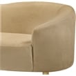 Meridian Furniture Ritz Camel Velvet Loveseat