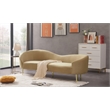 Meridian Furniture Ritz Camel Velvet Sofa