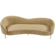 Meridian Furniture Ritz Camel Velvet Sofa