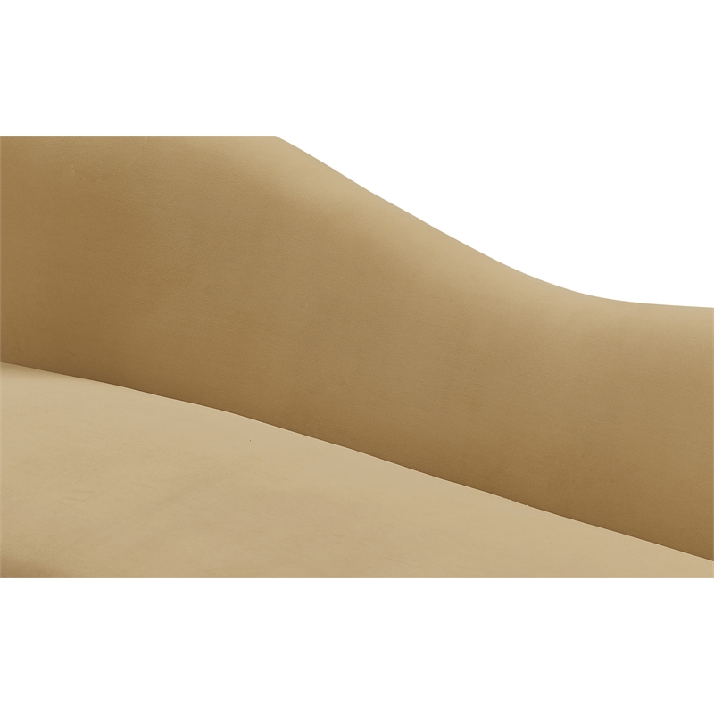 Meridian Furniture Ritz Camel Velvet Sofa