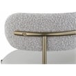 Meridian Furniture Beacon Taupe Vegan Leather and Boucle Dining Chair (Set of 2)