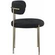 Meridian Furniture Beacon Black Boucle Fabric Dining Chair