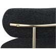 Meridian Furniture Beacon Black Boucle Fabric Dining Chair