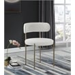 Meridian Furniture Beacon Cream Boucle Fabric Dining Chair