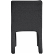 Meridian Furniture Kai Black Boucle Fabric Dining Chair