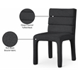 Meridian Furniture Kai Black Boucle Fabric Dining Chair