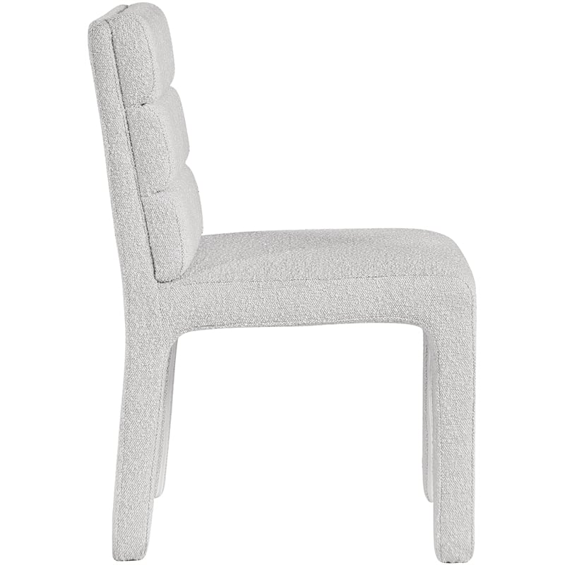 Meridian Furniture Kai Cream Boucle Fabric Dining Chair