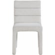 Meridian Furniture Kai Cream Boucle Fabric Dining Chair