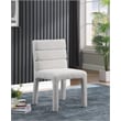 Meridian Furniture Kai Cream Boucle Fabric Dining Chair