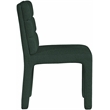 Meridian Furniture Kai Green Boucle Fabric Dining Chair