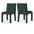 Meridian Furniture Kai Green Boucle Fabric Dining Chair