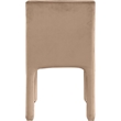 Meridian Furniture Kai Beige Velvet Dining Chair (Set of 2)
