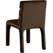 Meridian Furniture Kai Brown Velvet Dining Chair (Set of 2)