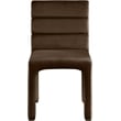 Meridian Furniture Kai Brown Velvet Dining Chair (Set of 2)