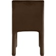 Meridian Furniture Kai Brown Velvet Dining Chair (Set of 2)