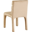 Meridian Furniture Kai Camel Velvet Dining Chair (Set of 2)