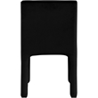 Meridian Furniture Kai Black Velvet Dining Chair (Set of 2)