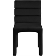 Meridian Furniture Kai Black Velvet Dining Chair (Set of 2)