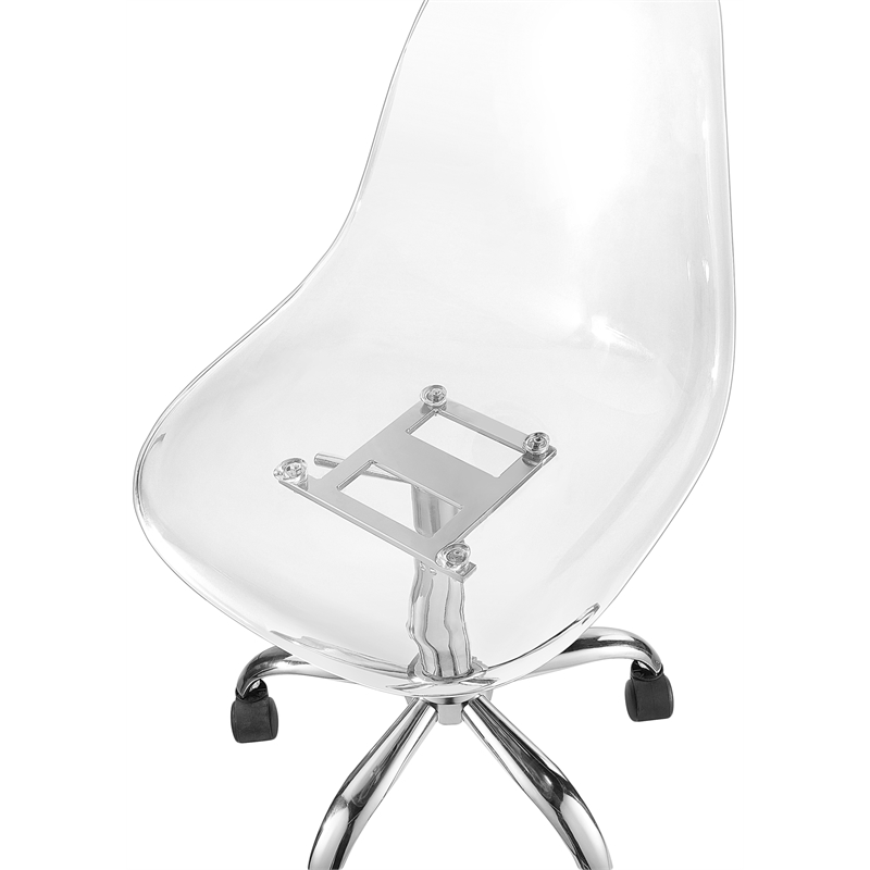 Meridian Furniture Clarion Chrome Office Chair