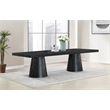 Meridian Furniture Tavolo Black Oak Veneer Dining Table