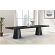 Meridian Furniture Tavolo Black Oak Veneer Dining Table