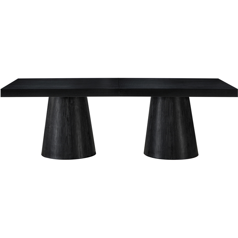 Meridian Furniture Tavolo Black Oak Veneer Dining Table