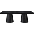 Meridian Furniture Tavolo Black Oak Veneer Dining Table