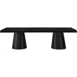 Meridian Furniture Tavolo Black Oak Veneer Dining Table