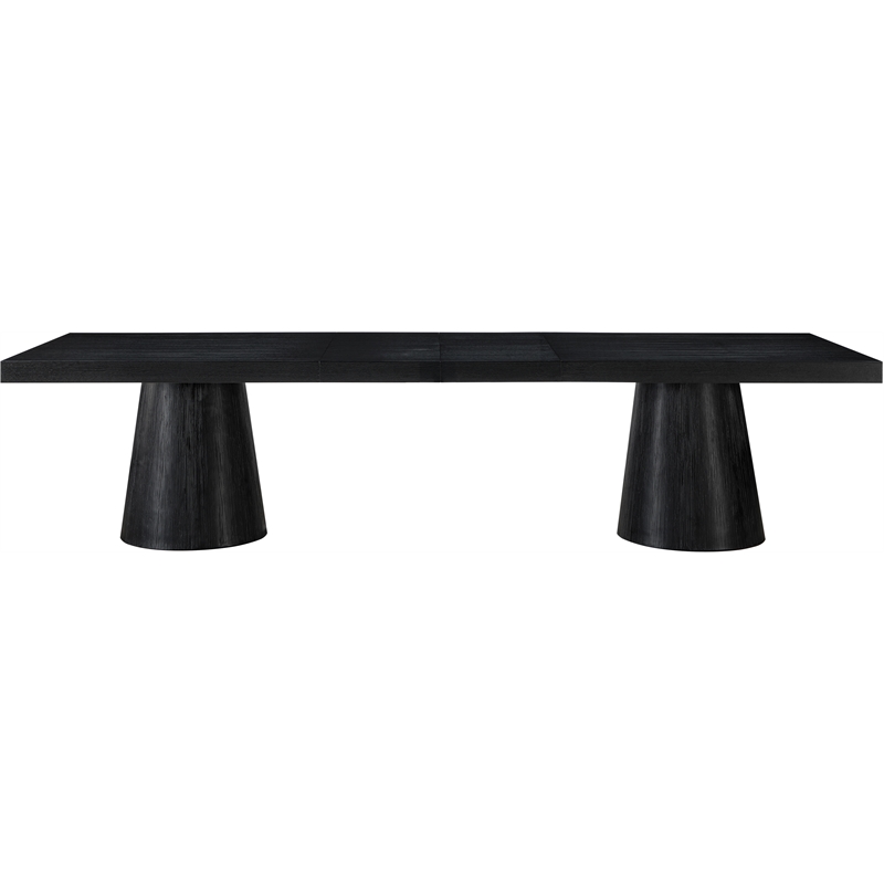 Meridian Furniture Tavolo Black Oak Veneer Dining Table