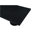 Meridian Furniture Tavolo Black Oak Veneer Dining Table