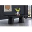 Meridian Furniture Tavolo Black Oak Veneer Dining Table