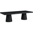 Meridian Furniture Tavolo Black Oak Veneer Dining Table