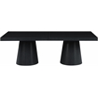 Meridian Furniture Tavolo Black Oak Veneer Dining Table