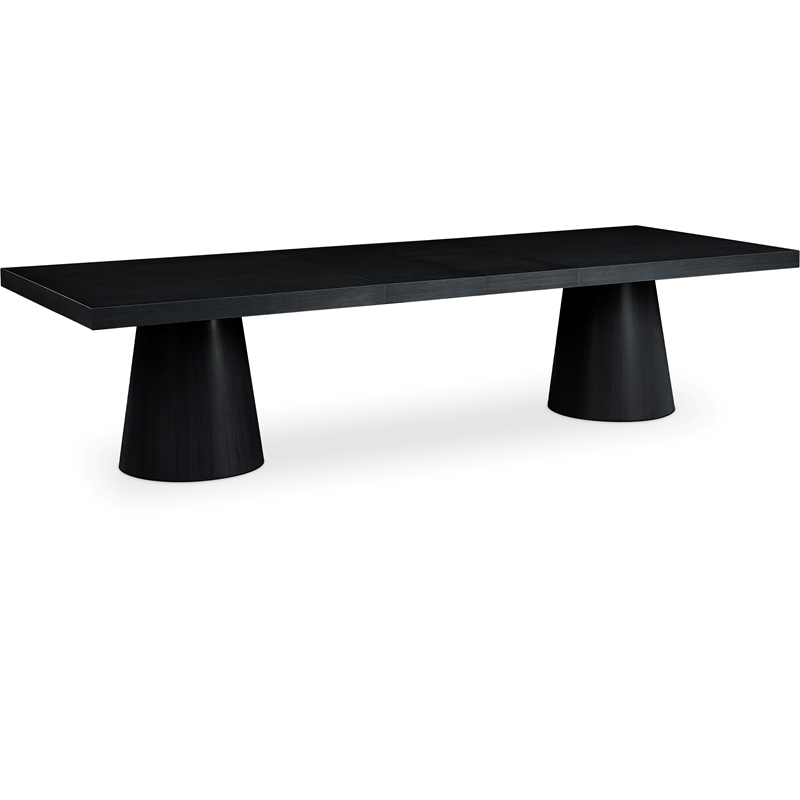 Meridian Furniture Tavolo Black Oak Veneer Dining Table