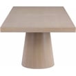 Meridian Furniture Tavolo Natural Oak Veneer Dining Table