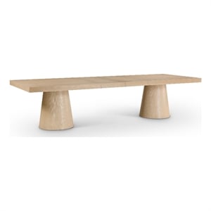 Meridian Furniture Tavolo Natural Oak Veneer Dining Table